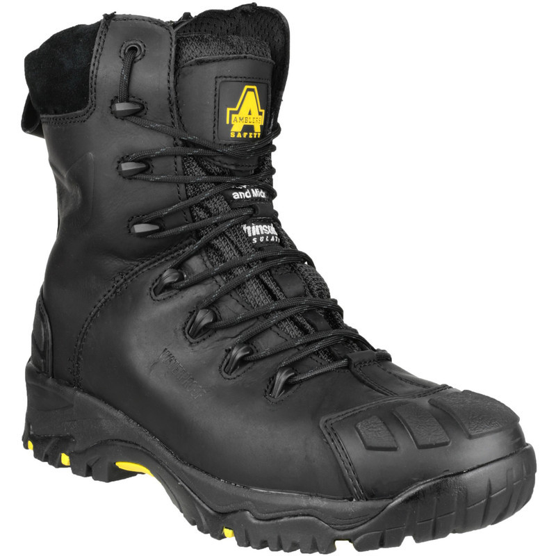 Amblers FS999 High Leg Safety Boots Black Size 11