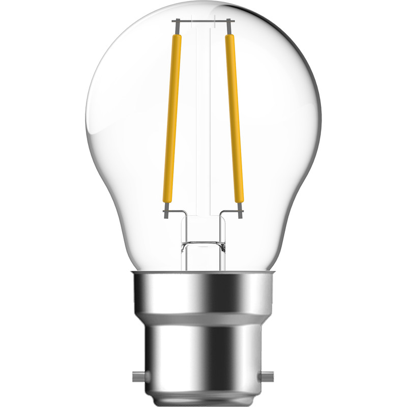 Energetic LED Filament Clear Ball Lamp 4W BC 470lm