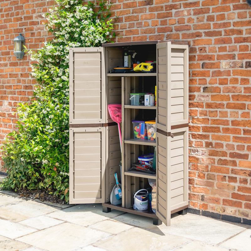 Rowlinson Plastic Utility Store 186cm (h) x 75cm (w) x 50cm (d)