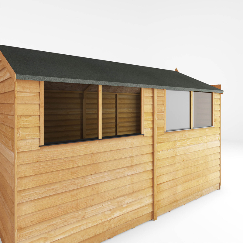 Mercia Overlap Apex Shed 10' x 6'