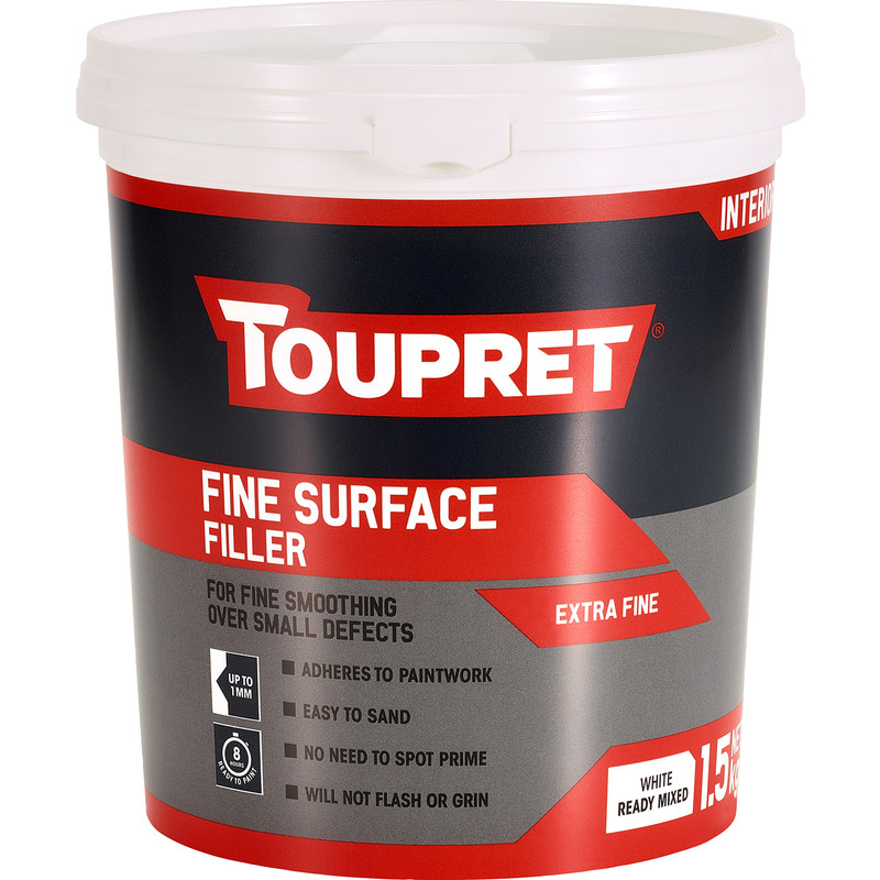 Toupret Ready Mixed Fine Surface Filler 1.5kg