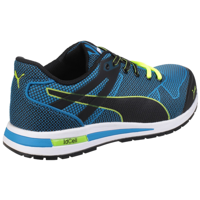 Puma Blaze Knit Safety Trainers Blue Size 8