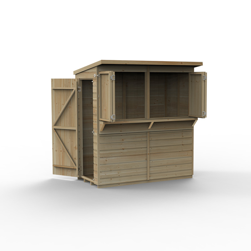 Forest Garden Shiplap Pent Garden Bar 6' x 3'