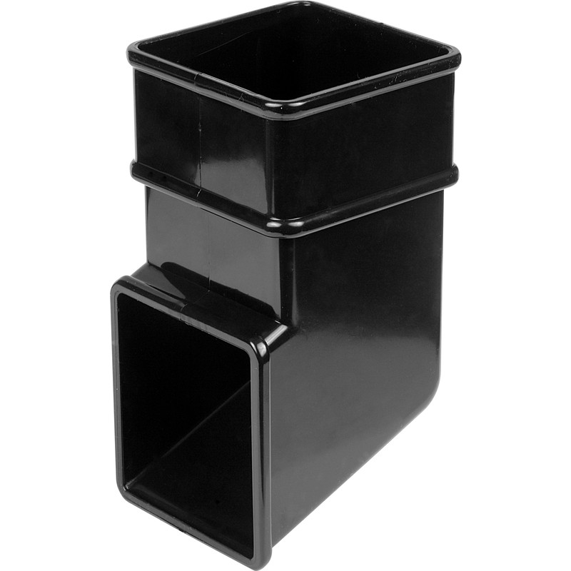 65mm Square Shoe Black