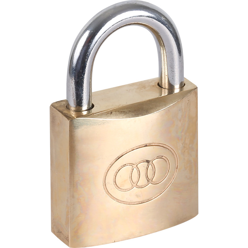 Tri-Circle Brass Padlock 32 x 5.2 x 16mm