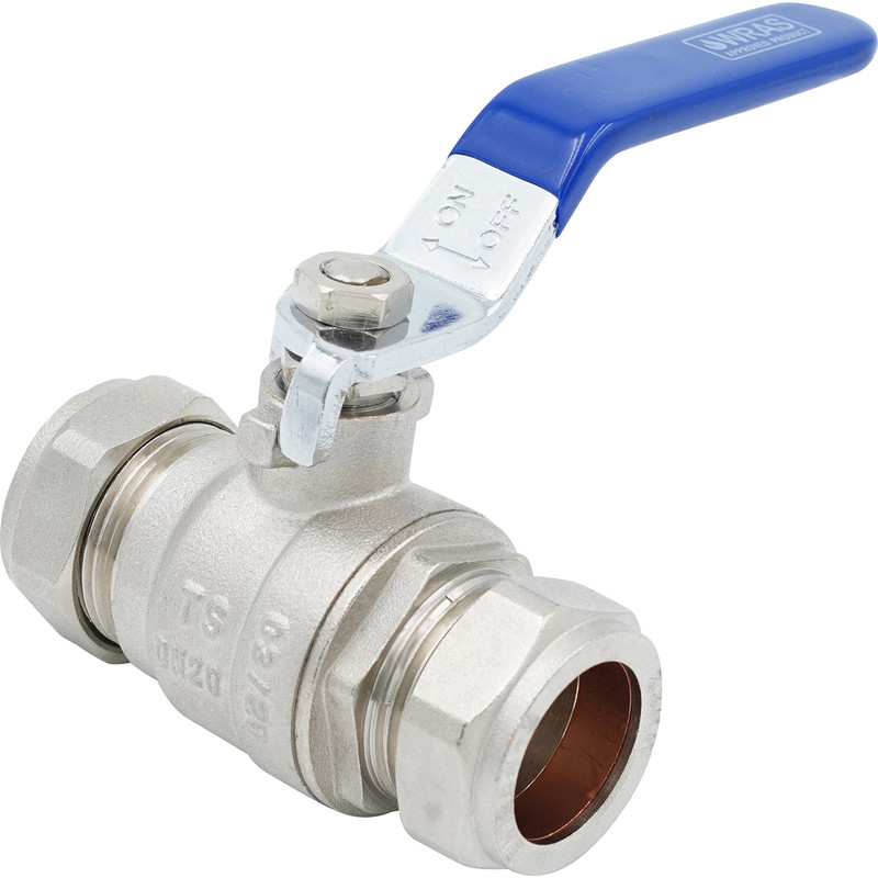 Made4Trade Lever Ball Valve 22mm Blue