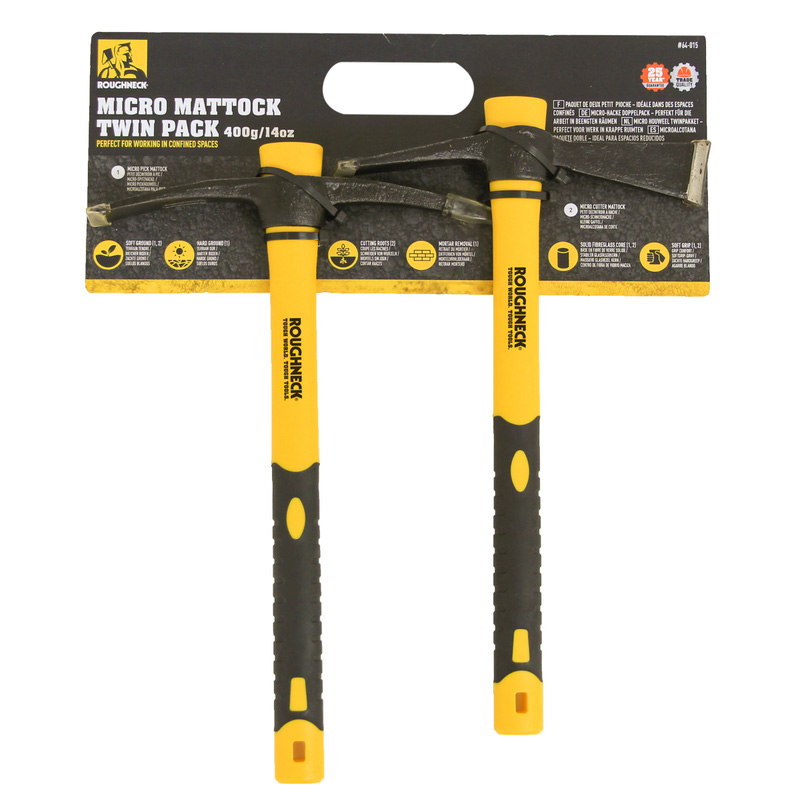 Roughneck® Micro Pick/Cutter Mattock Set