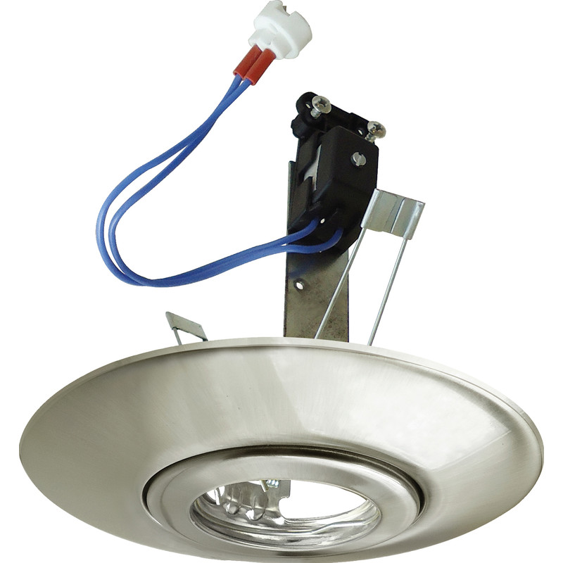 GU10 / Low Voltage Downlight Ceiling Converter Satin Nickel