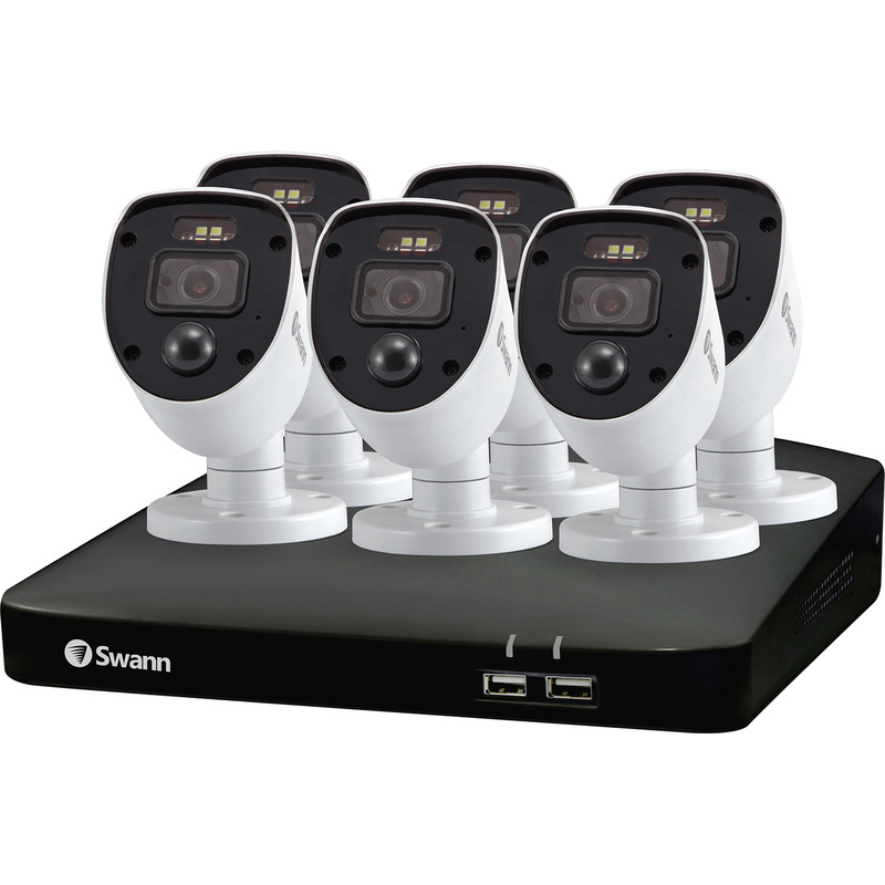 Swann Smart Security 1080p CCTV System: 8 Channel 1TB HDD DVR, 6 x PRO Enforcer Camera