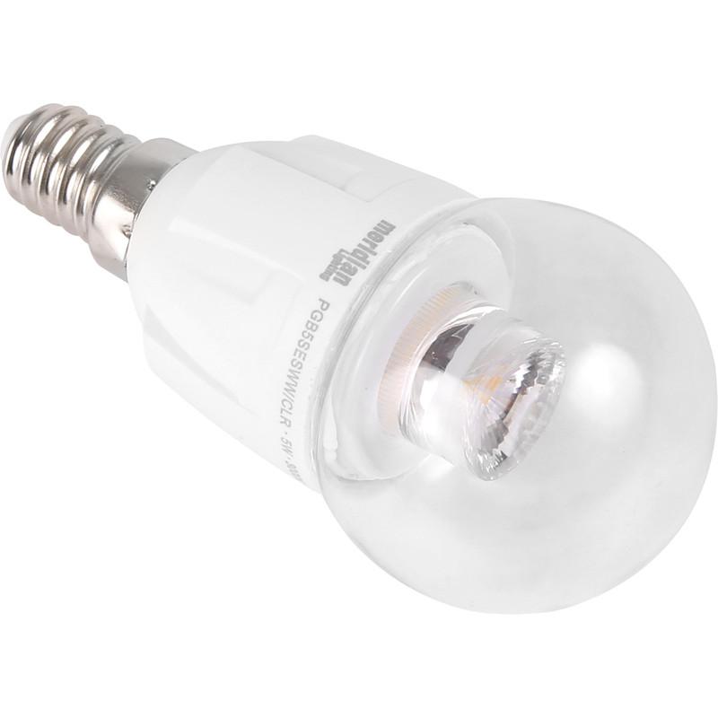 LED 5W Clear Globe Lamp BC (B22d) 400lm
