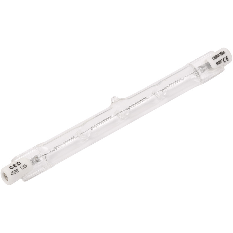 Energy Saving Linear Halogen Lamp 400W 110V 118mm
