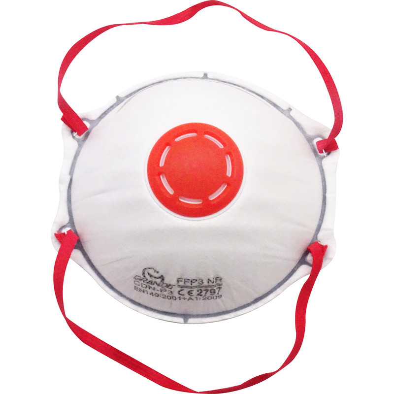FFP3 Moulded Valved Disposable Face Mask