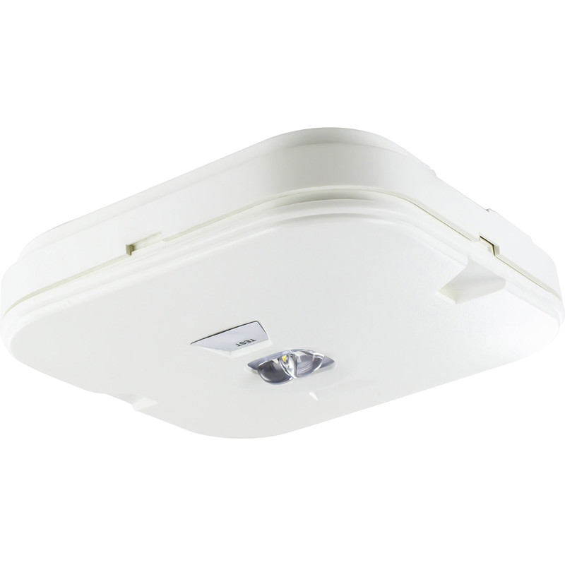 Integral LED IP44 Emergency Surface Mount Downlight White Corridor 3W 260lm