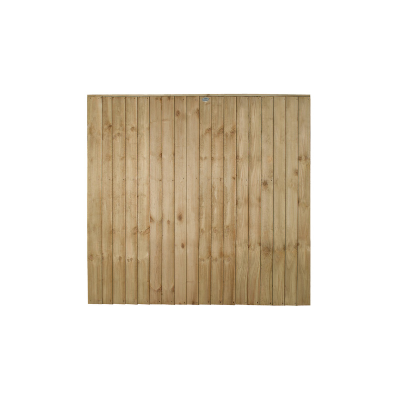 Forest Garden Pressure Treated Closeboard Fence Panel 6' x 5'6"