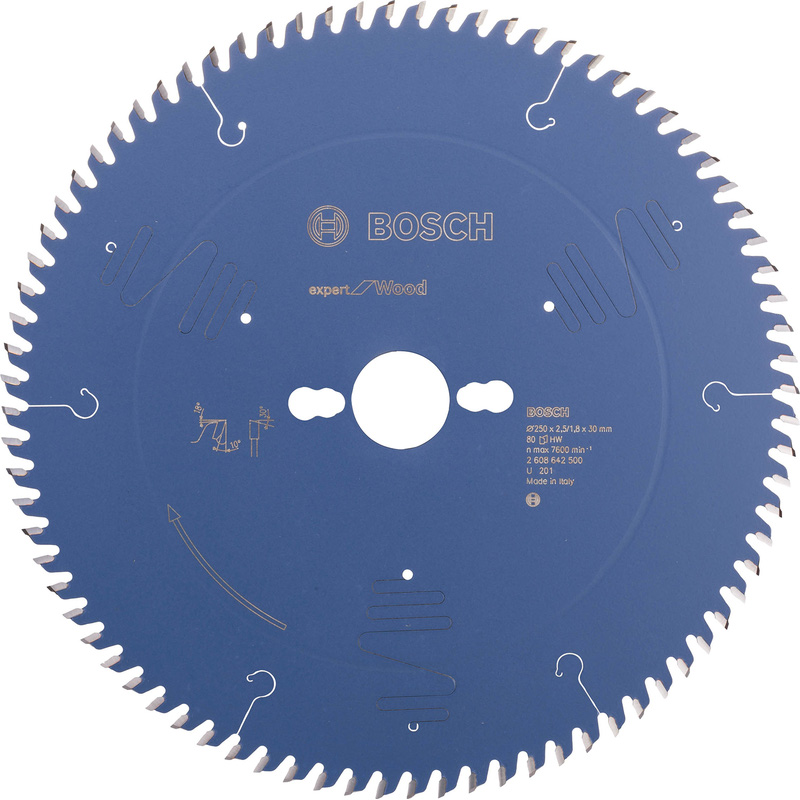 Bosch EXPERT Circular Saw Blade 250 x 30 x 80T