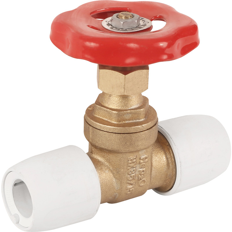 Hep2O Gate Valve Hot / Cold 15mm