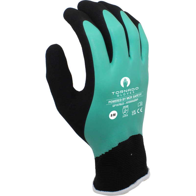 MCR GP1076LD Tornado Hydragrip Water Repellent Gloves Medium