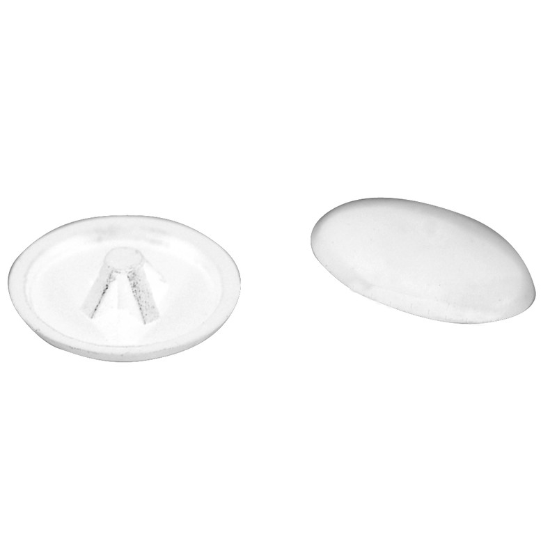 Push-on Screw Cap White 6-8g