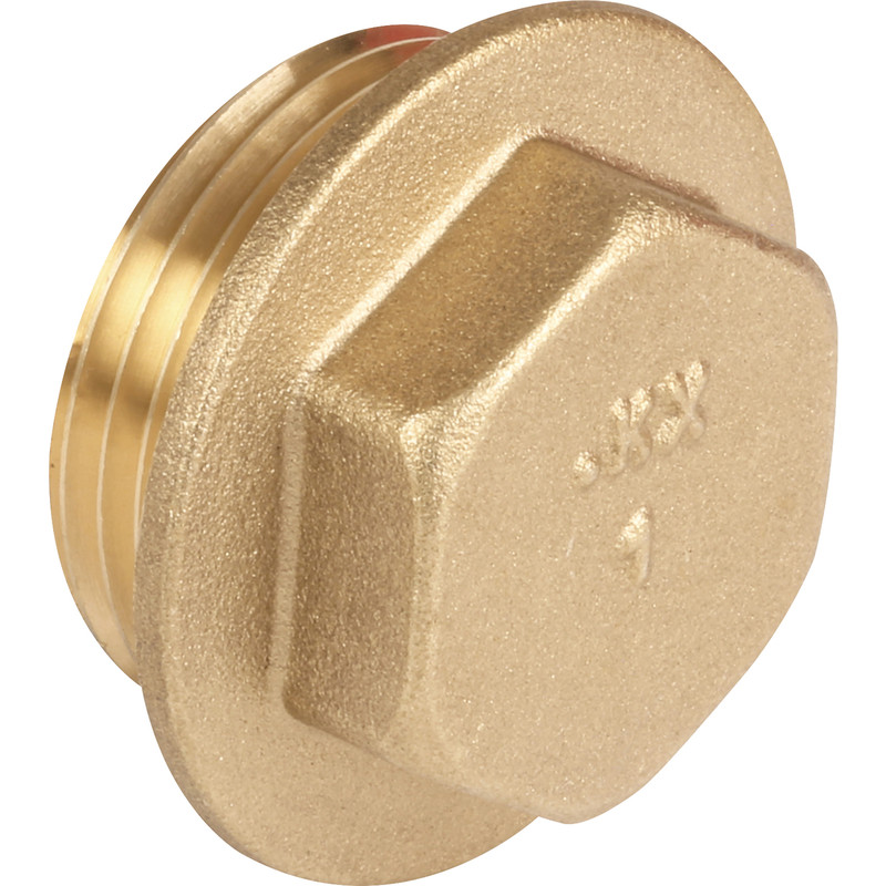 Made4Trade Brass Flanged Plug 1"