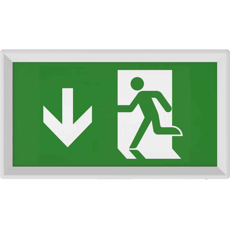 V-TAC Exit Box Legend Panel Down