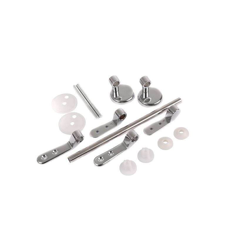 Wooden Seat Hinge Kit Polished Chrome