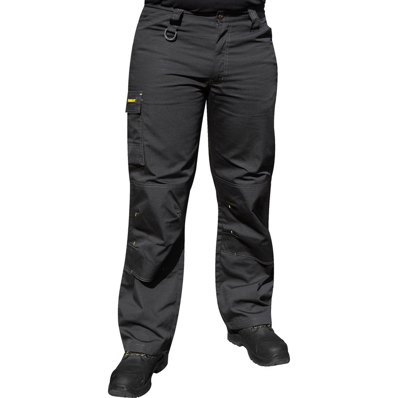 Stanley Derby Ripstop Cargo Trousers 34" R Black