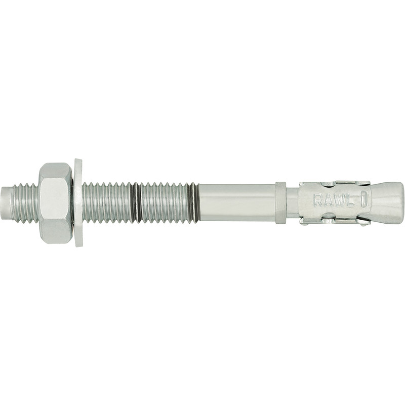 Rawlplug R-XPT Zinc Plated Throughbolt M12 x 100mm