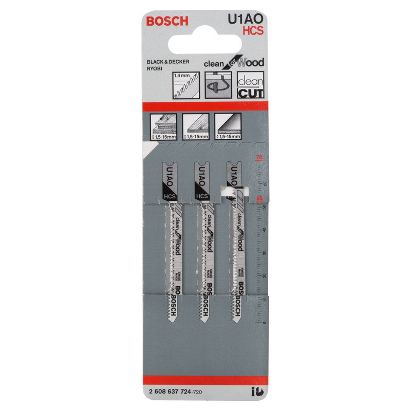 Bosch Universal Jigsaw Blade U1AO Wood