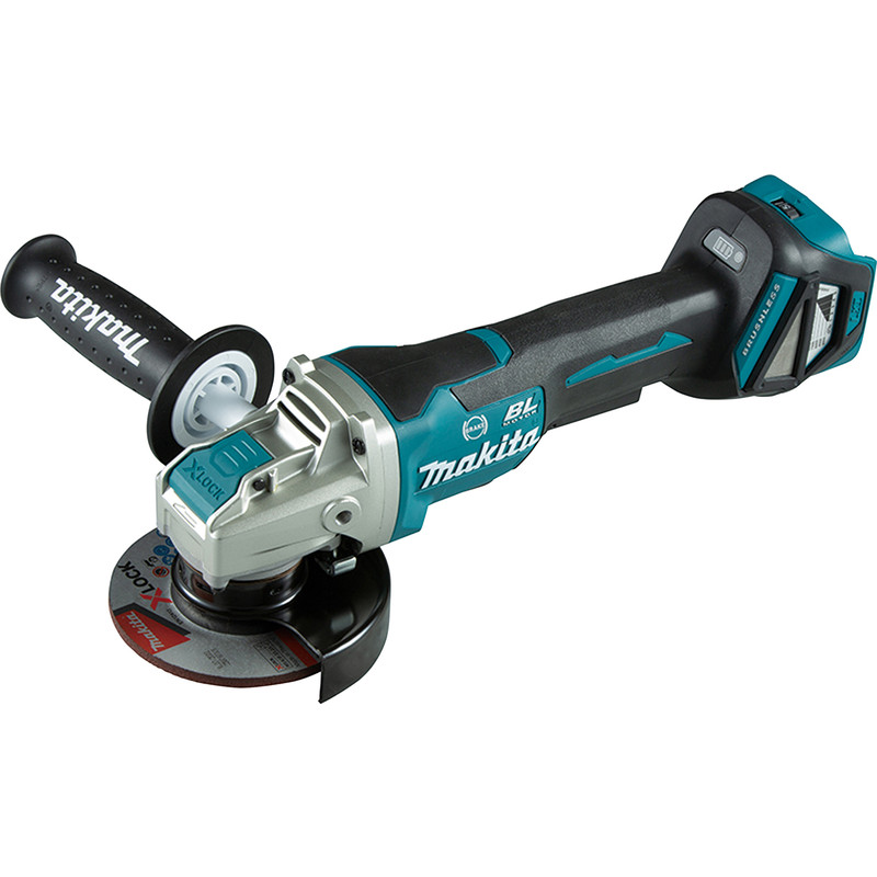 Makita 18V LXT Brushless X-Lock Angle Grinder 115mm Body Only
