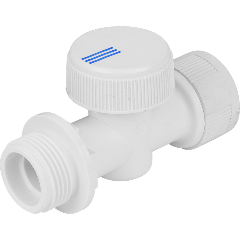 Appliance Valve 15mm x 3/4" BSP Blue / Red