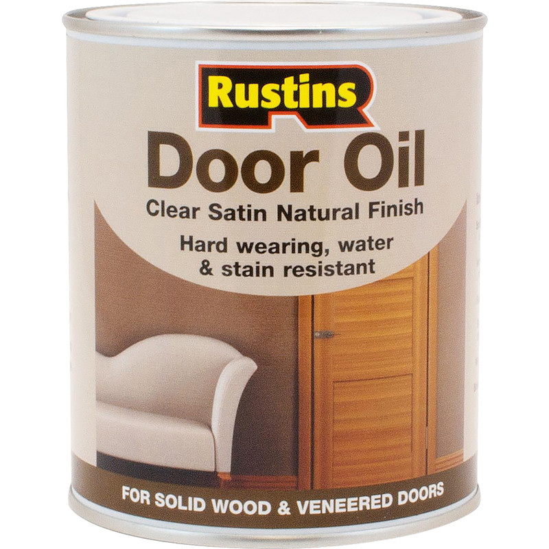 Rustins Clear Door Oil Satin 750ml