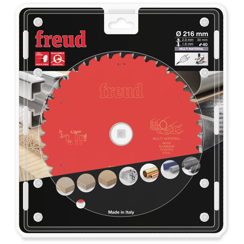 Freud Multi Material Mitre Saw Blade 216 x 30 x T40