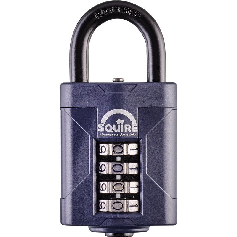 Squire Combination Weatherproof Padlock 50 x 8 x 26mm