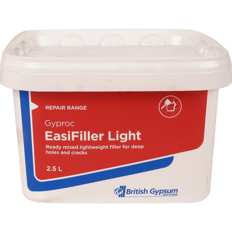 Gyproc Easifiller Light Ready Mixed Filler 2.5L