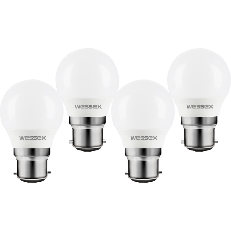 Wessex LED Frosted Dimmable Mini Globe Bulb Lamp 4.2W BC 470lm
