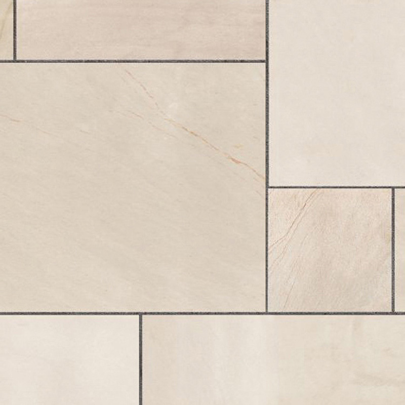 Marshalls Sawn Versuro Paving Slabs Caramel Cream 570 x 570 x 22mm