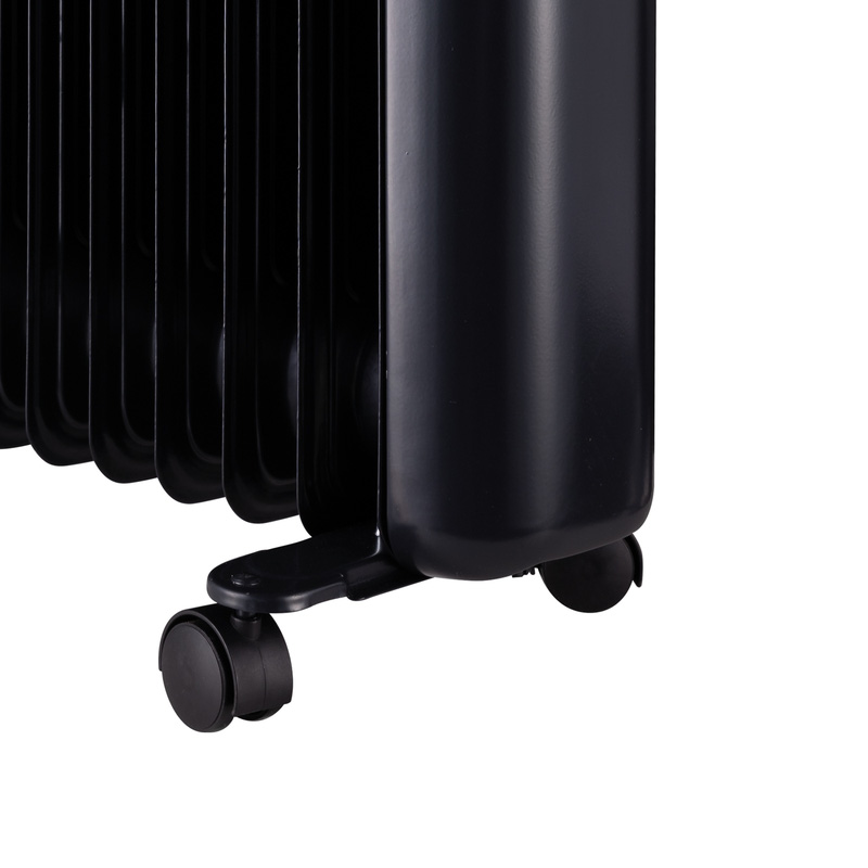 TCP Smart WiFi Portable Free-Standing Radiator 9 Fin Black 2000W