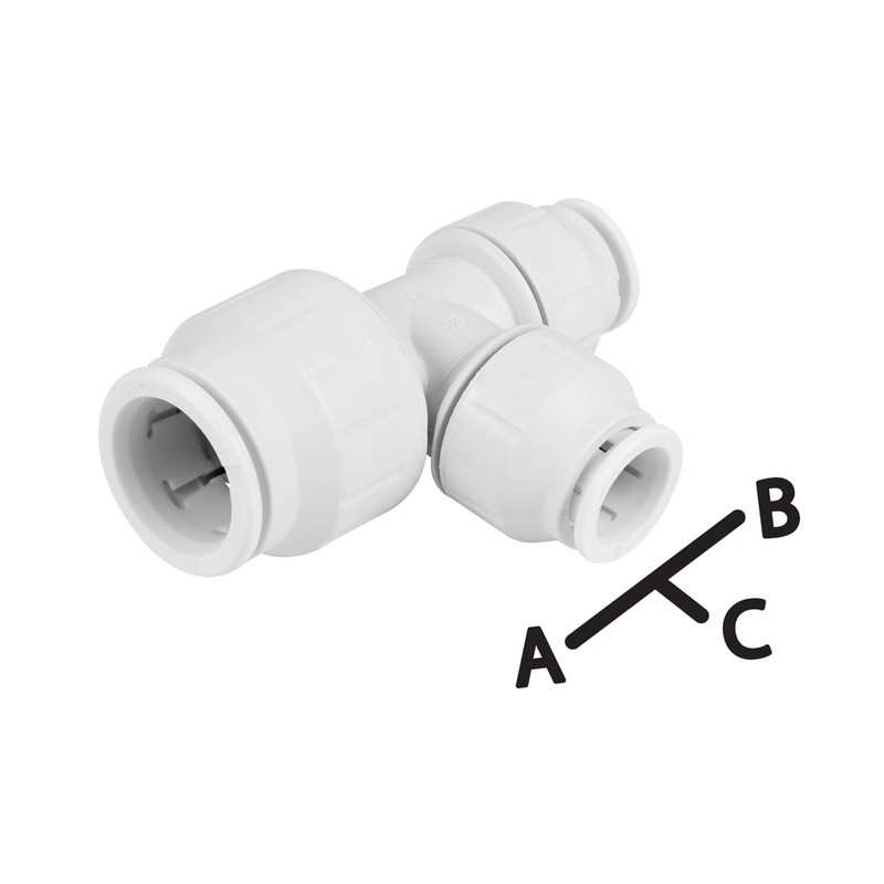 JG Speedfit Reducing Tee 22 x 15 x 15mm