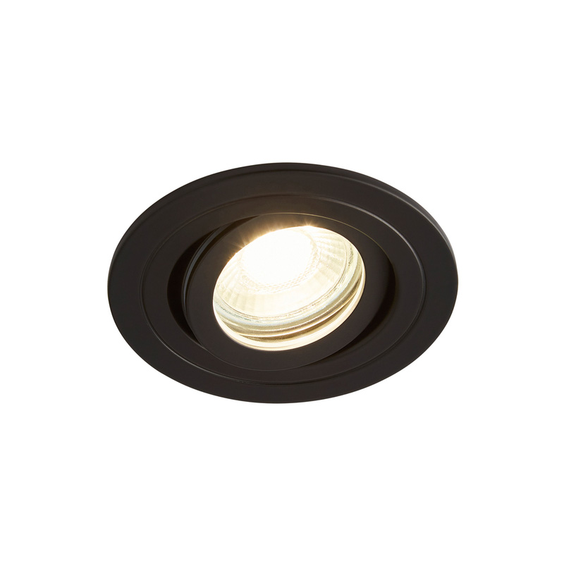 Spa Adjustable Downlight GU10 7W IP65 Black