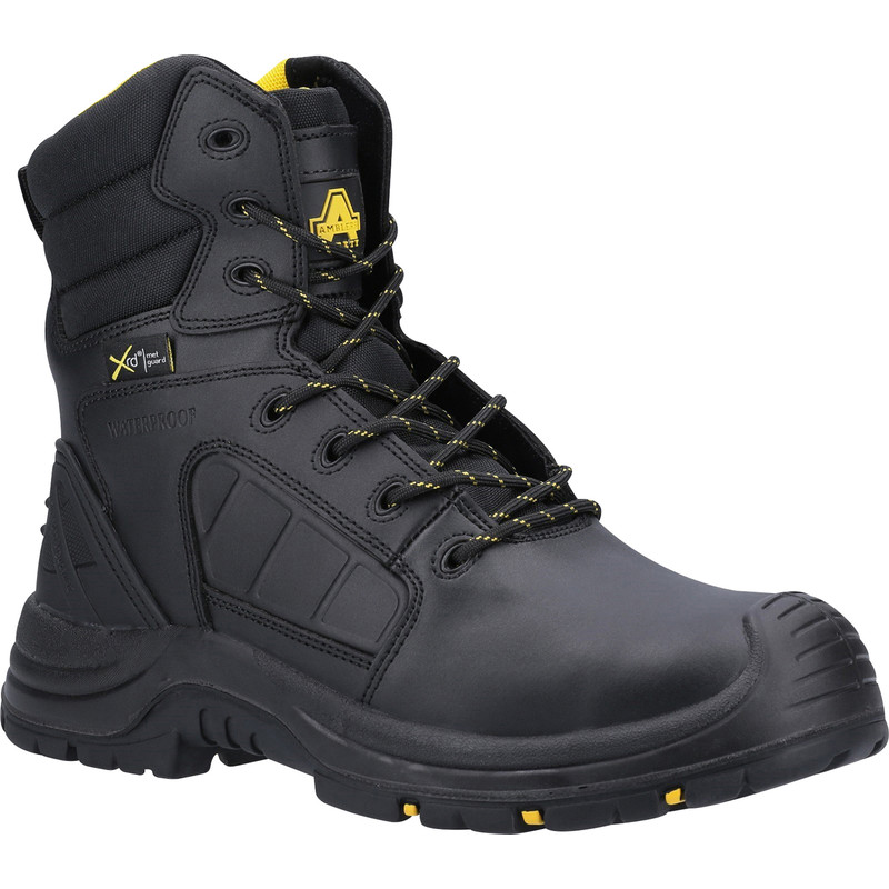 Amblers AS350c Hi-Leg Metatarsal Safety Boots Black Size 7