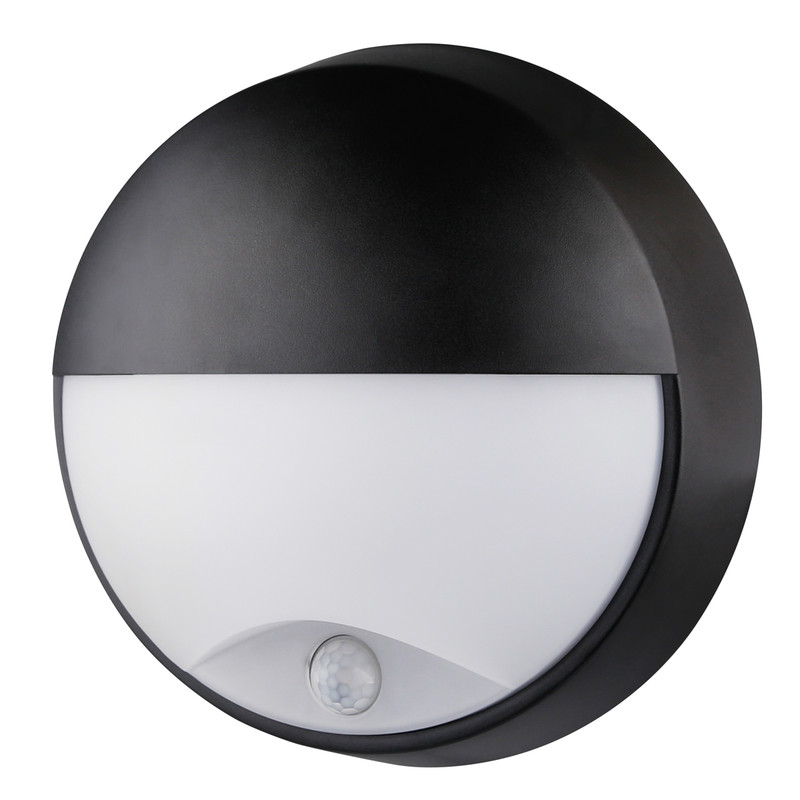 Luceco Eco LED Round Bulkhead Eyelid IP54 10W 400lm PIR