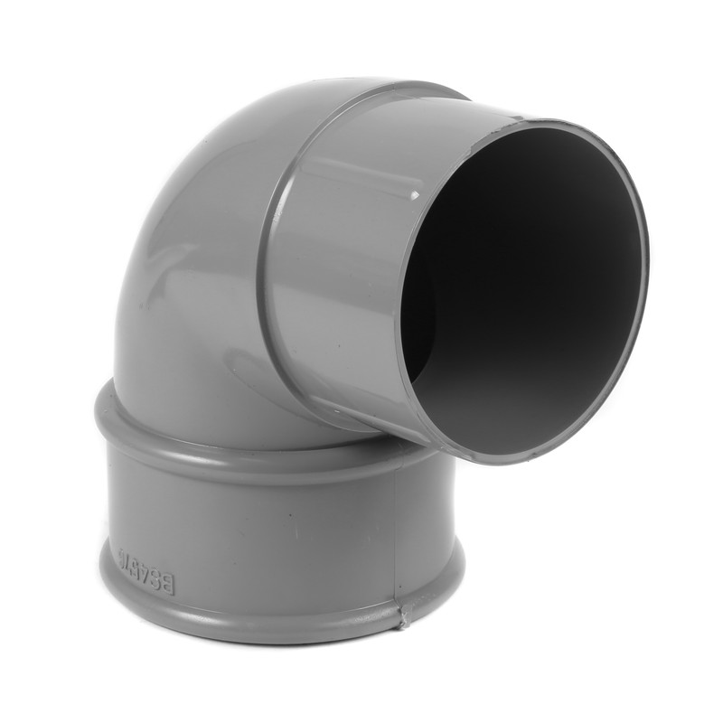 68mm Offset Bend 92.5° Grey