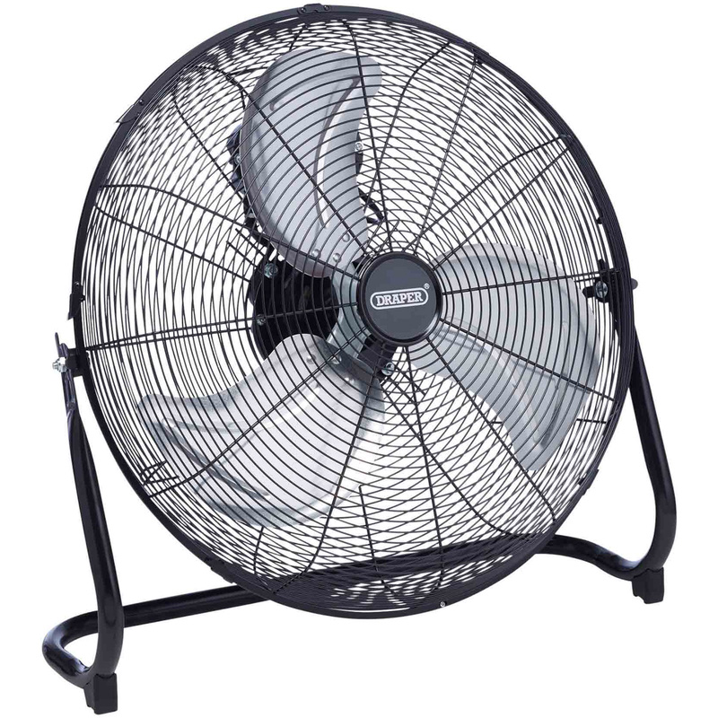 Draper Floor Fan 20"/500mm 120W 230V