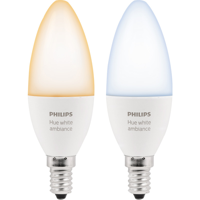 Philips Hue White Ambiance Candle Lamp E14/SES
