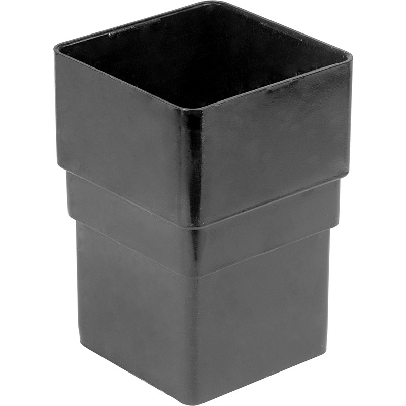 65mm Square Pipe Socket Black