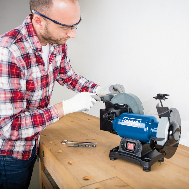 Scheppach BG200W 250W 200mm Bench Grinder 240V