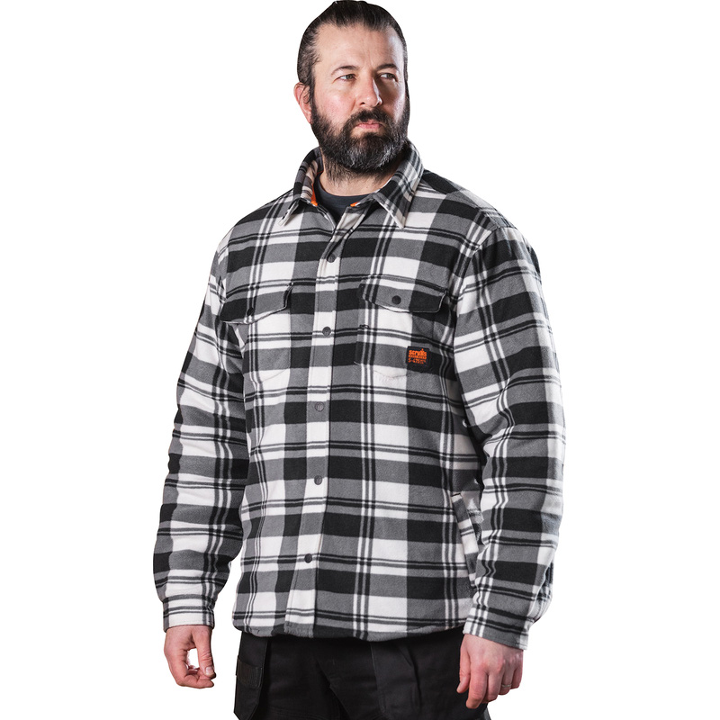 Scruffs Worker Padded Checked Shirt Medium