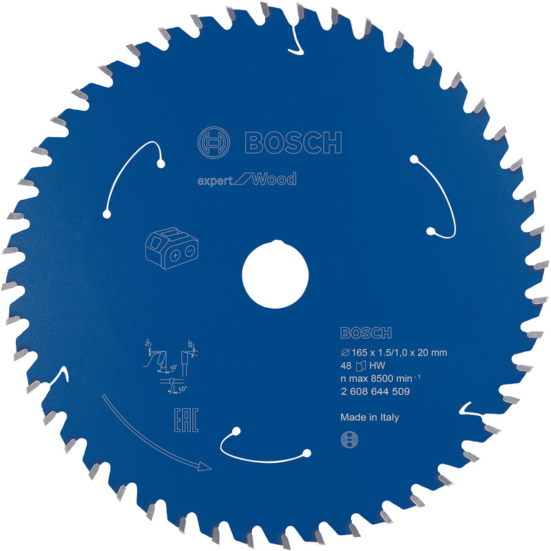 Bosch EXPERT Cordless Circular Saw Blade 165 x 20 x 48T