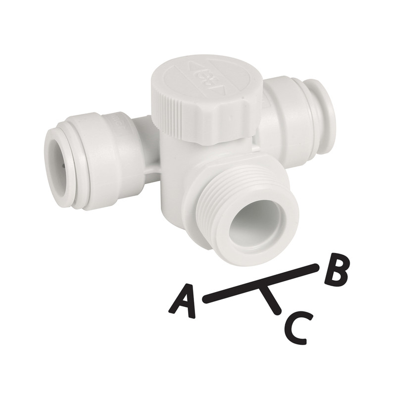 JG Speedfit Appliance Tee 15mm x 3/4"