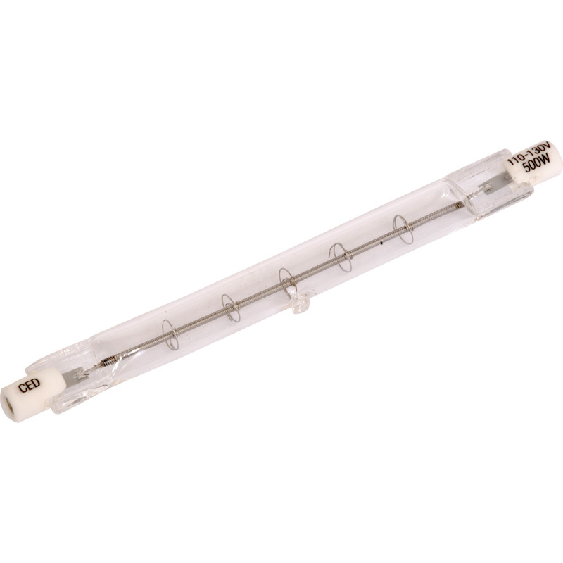 Tungsten Halogen Linear Lamp 500W 110V 118mm 9000lm